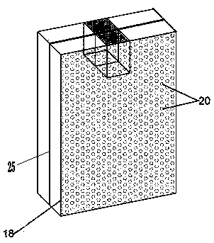 Simulation device for three-dimensional solute transport in porous medium and experimental method