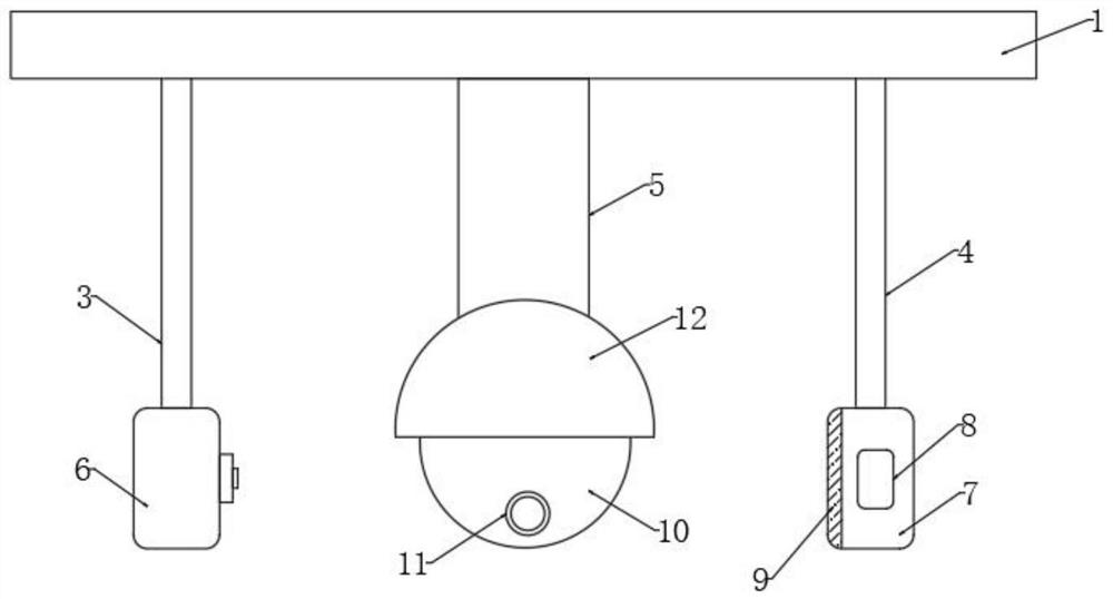 A fire safety supervision and detection device