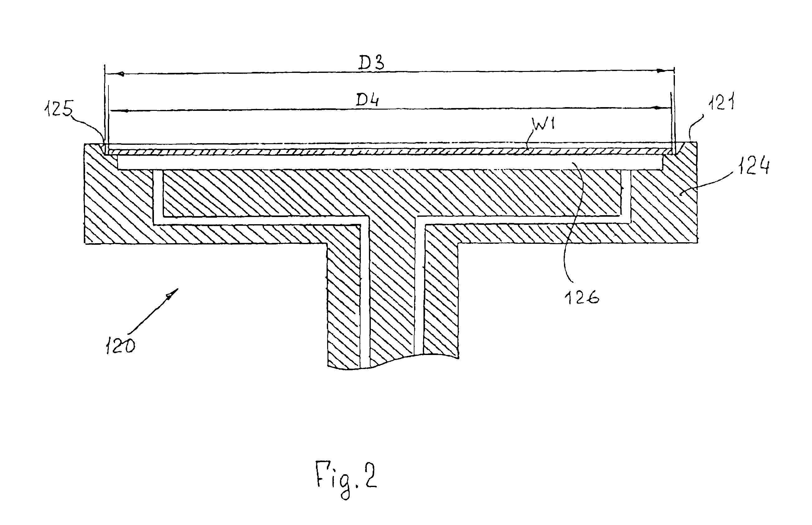 Temperature-controlled substrate holder for processing in fluids