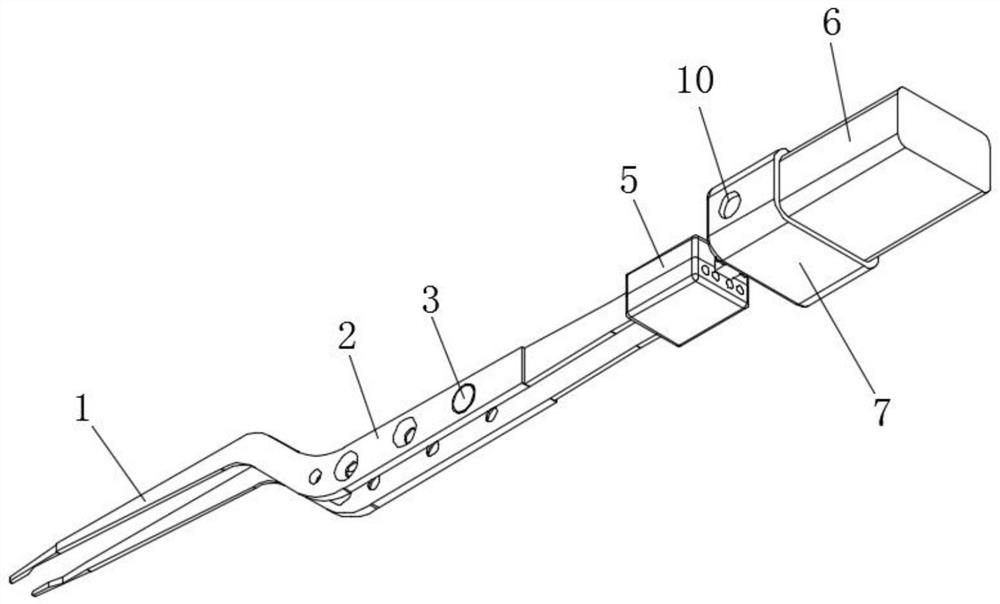 Movable cable-free bipolar electric coagulation forcep system and use method thereof