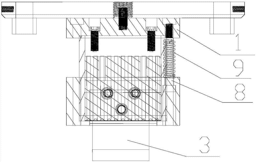 BV wire bending and stamping die with combined upper die