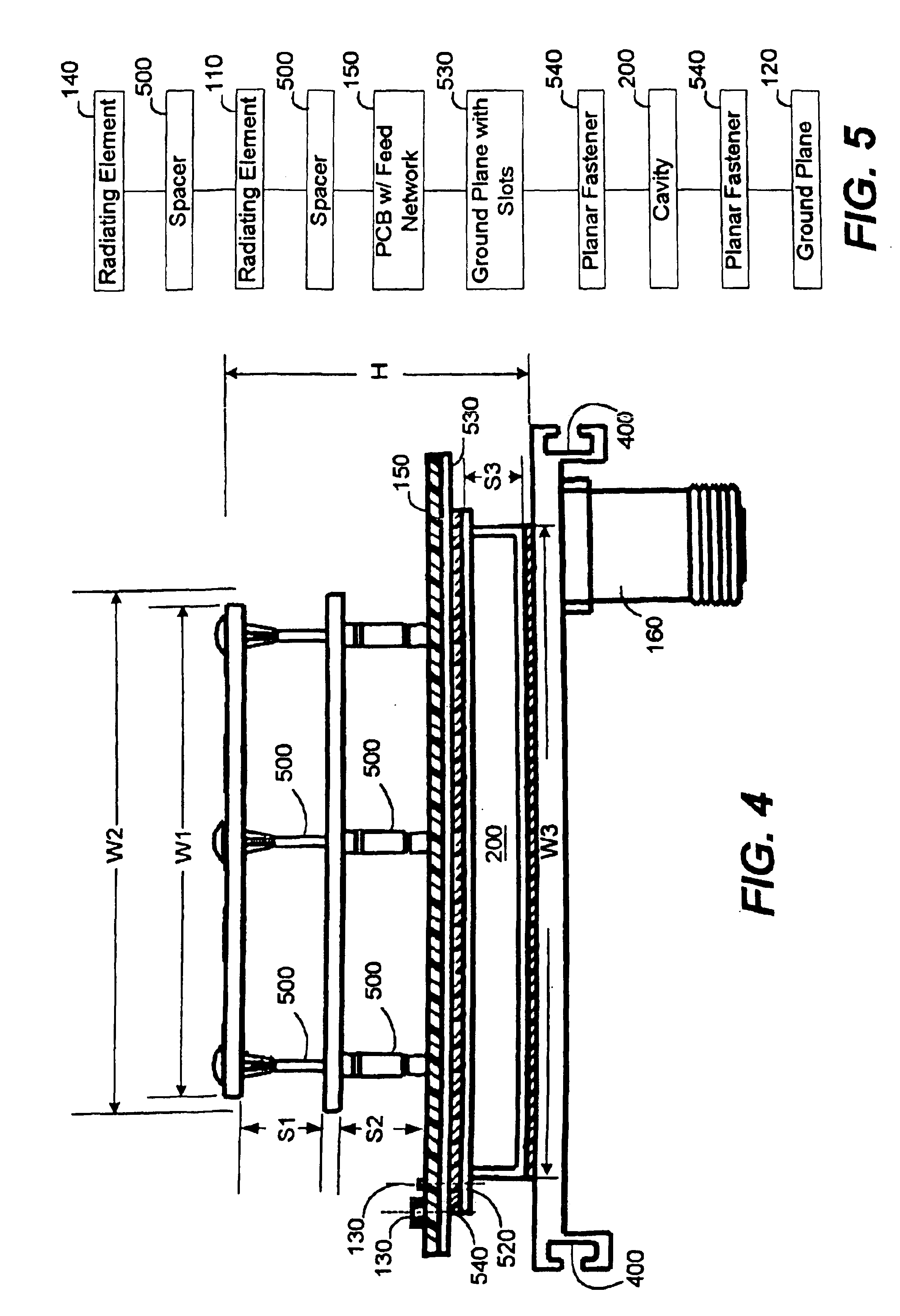 Aperture Coupled Cavity Backed Patch Antenna