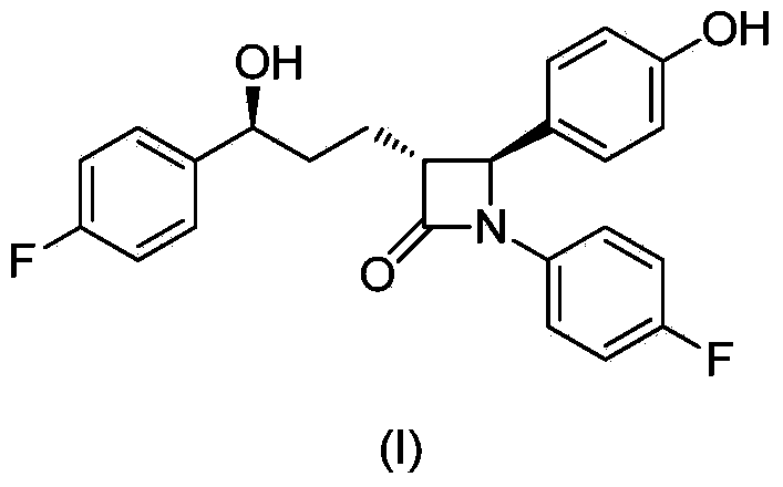 Stereselective synthesis method for lipid-lowering drug ezetimibe