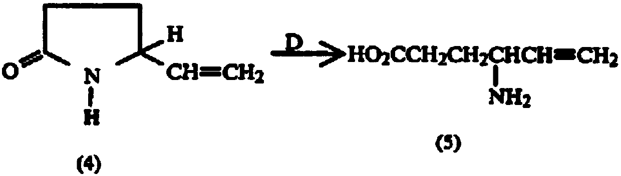 Preparation method of aminohexenoic acid