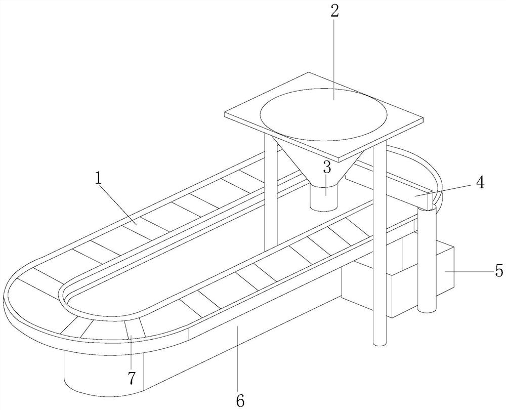 Tray conveying assembly line