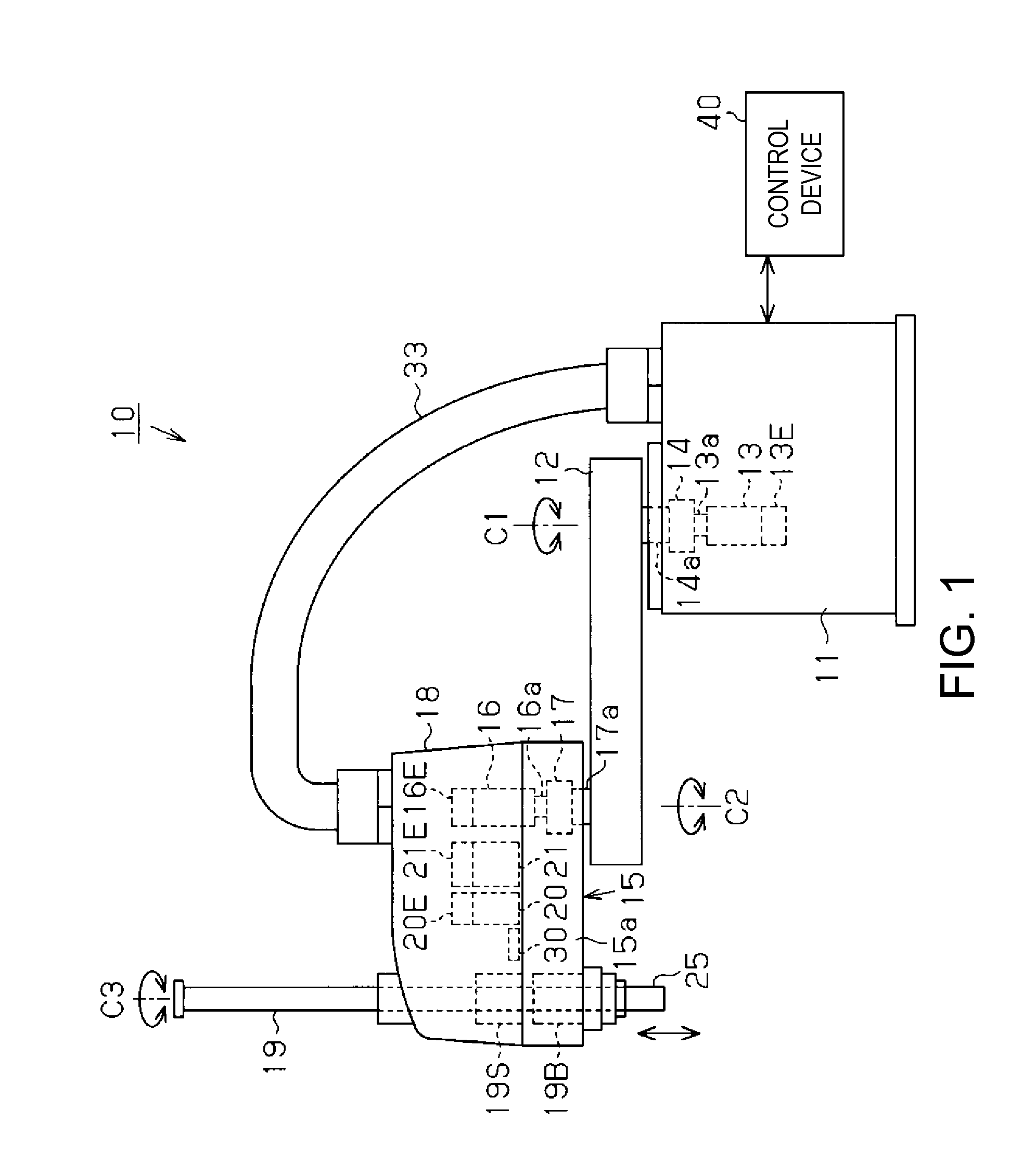 Horizontal articulated robot, and method of controlling the same