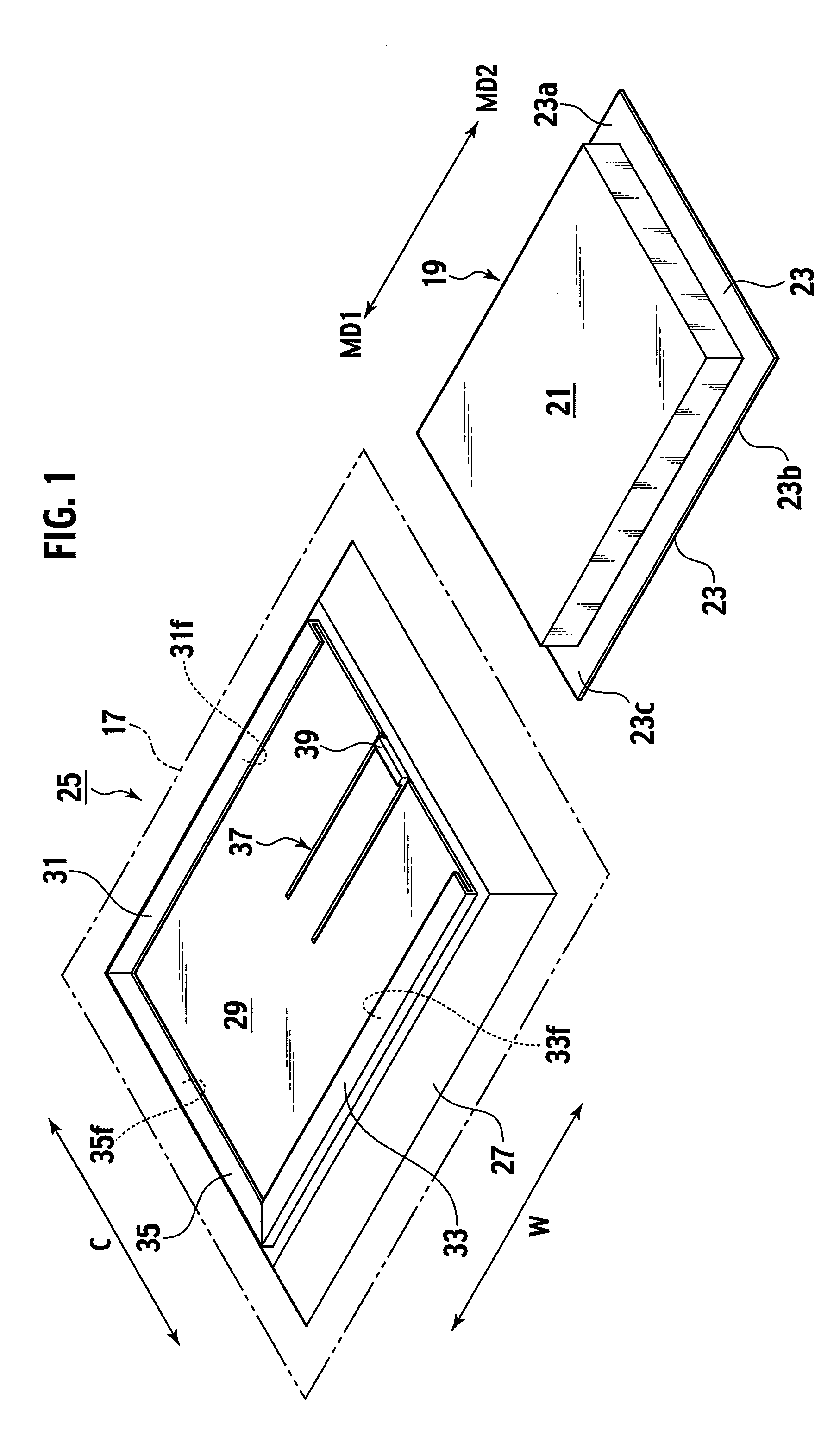 Mounting structure of electronic device and pneumatic tire