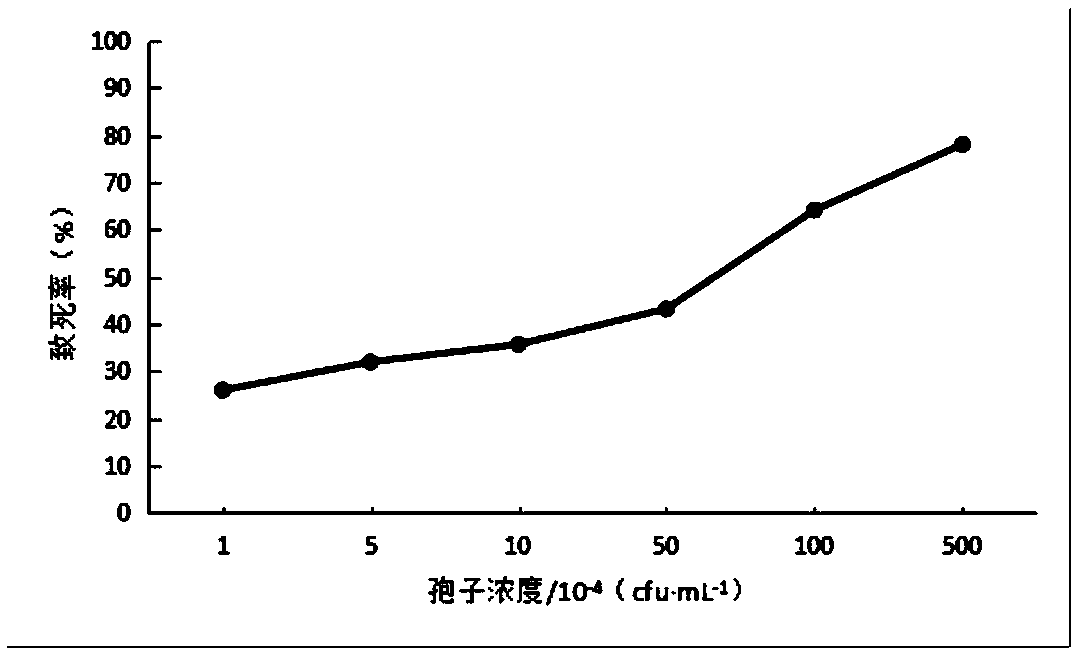 Method for creating trichoderma mutant by using EMS mutagenesis and application