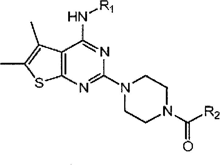 5,6-dimethylthieno(2,3-DI) pyrimidine derivatives, the preparation method thereof and the pharmaceutical composition comprising the same for anti-virus