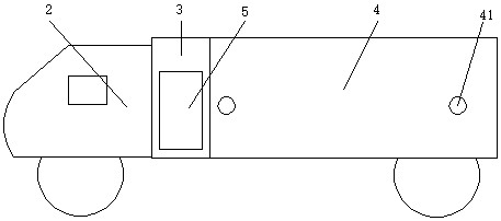 A kind of multifunctional circuit court caravan