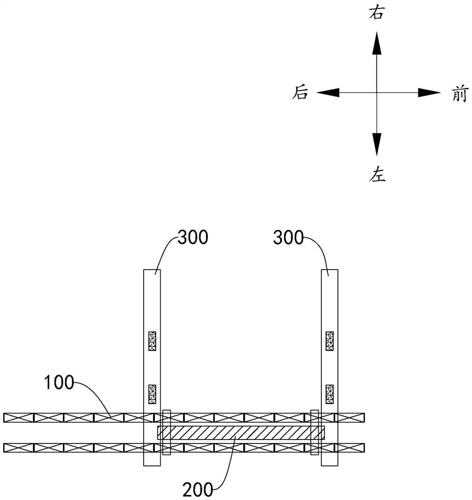 Method for installing and constructing small box girder through high-low hoisting method