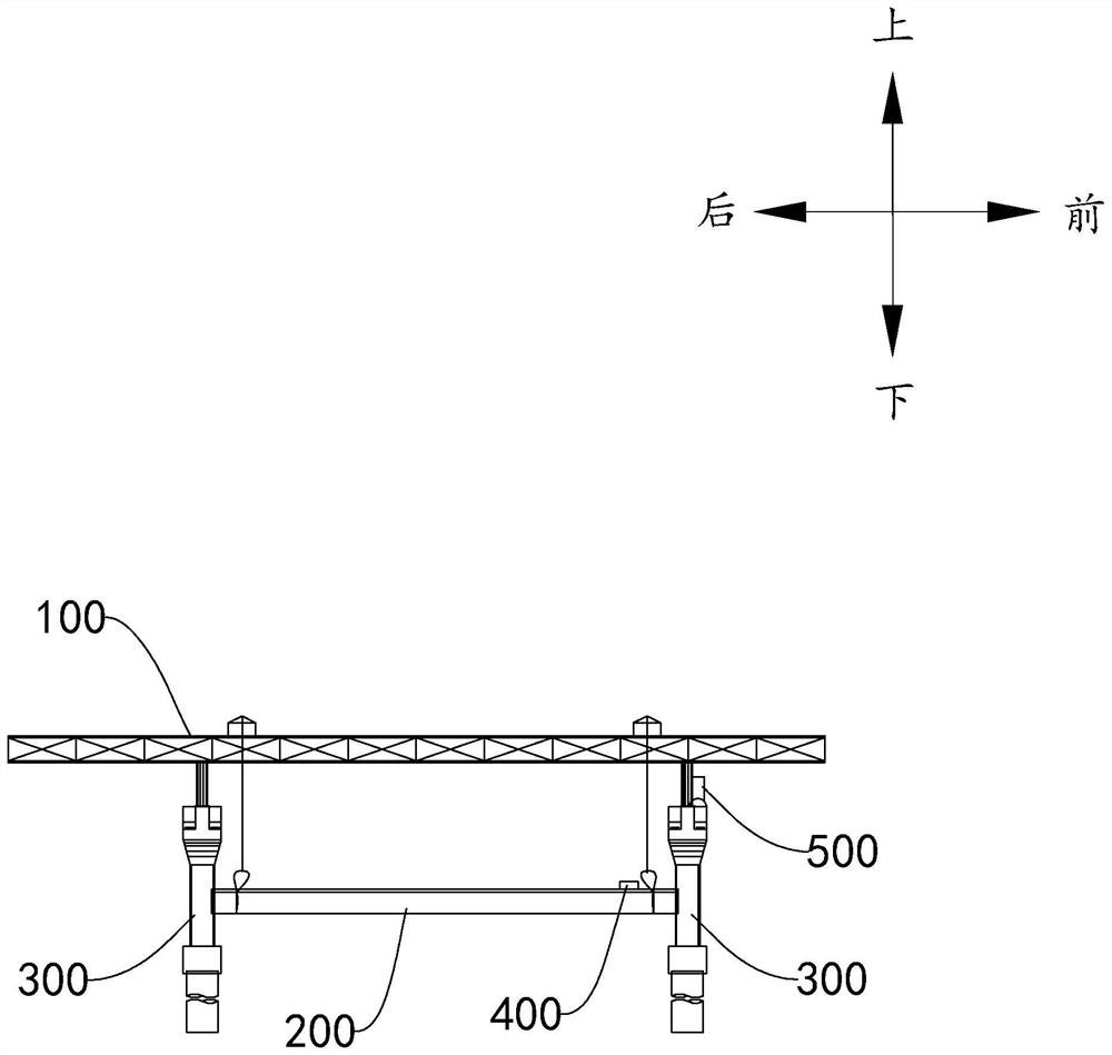 Method for installing and constructing small box girder through high-low hoisting method