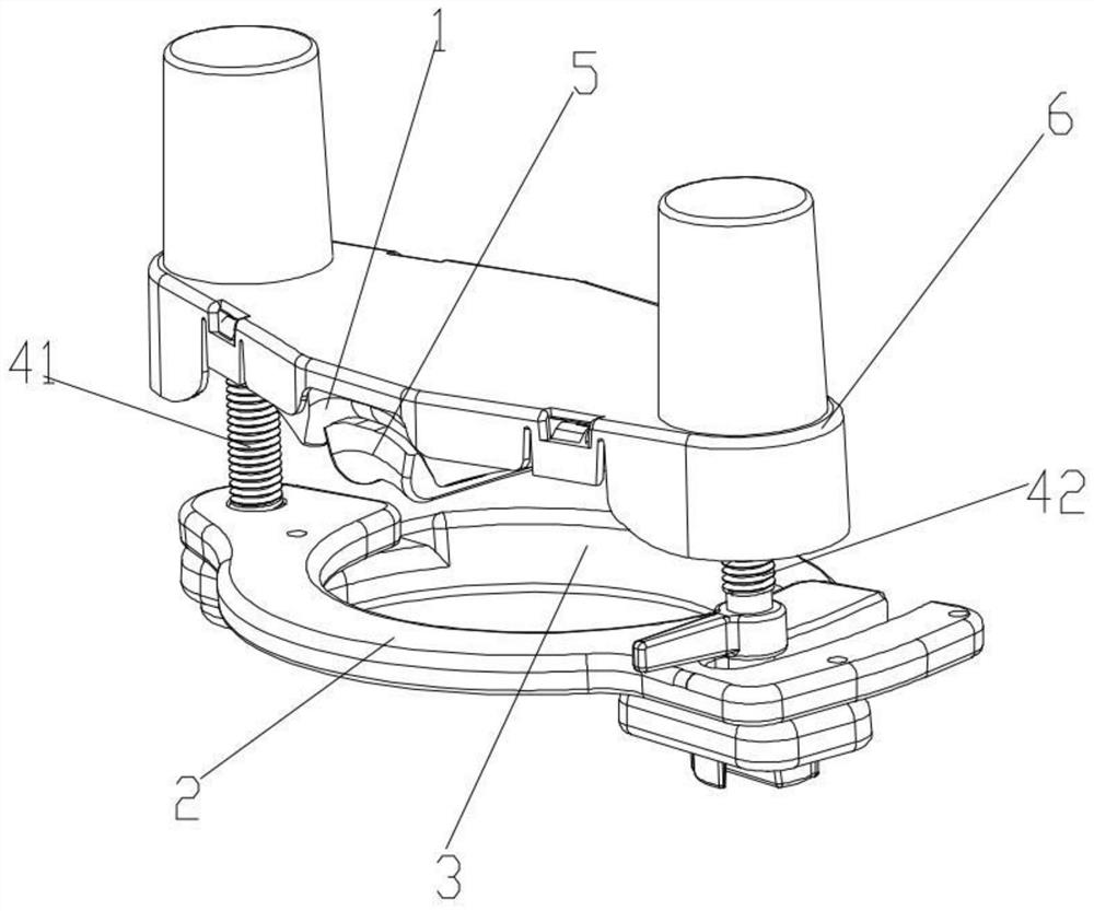 Tightener for pin insulator