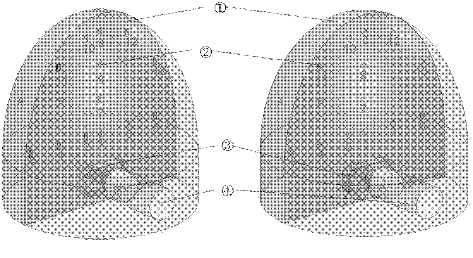 Dedicated breast phantom of CT equipment for breast