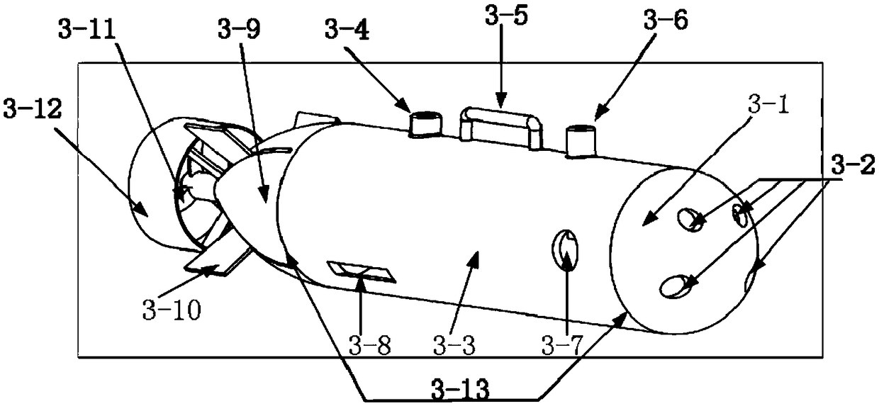 Autonomous underwater vehicle intelligent monitoring system for submarine cable inspection, and combined navigation method
