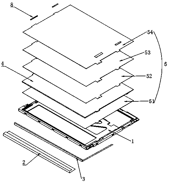 Side-entry backlight module with light and thin structure
