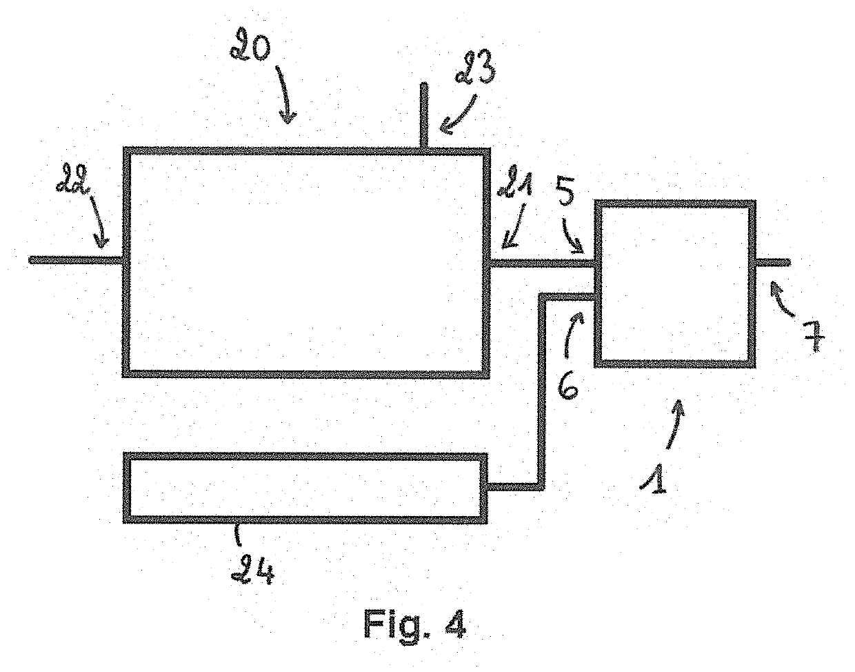 Device for Measuring the Amount of Oxygen Present in a Gas, and Air-Separation Module Comprising Such a Measurement Device