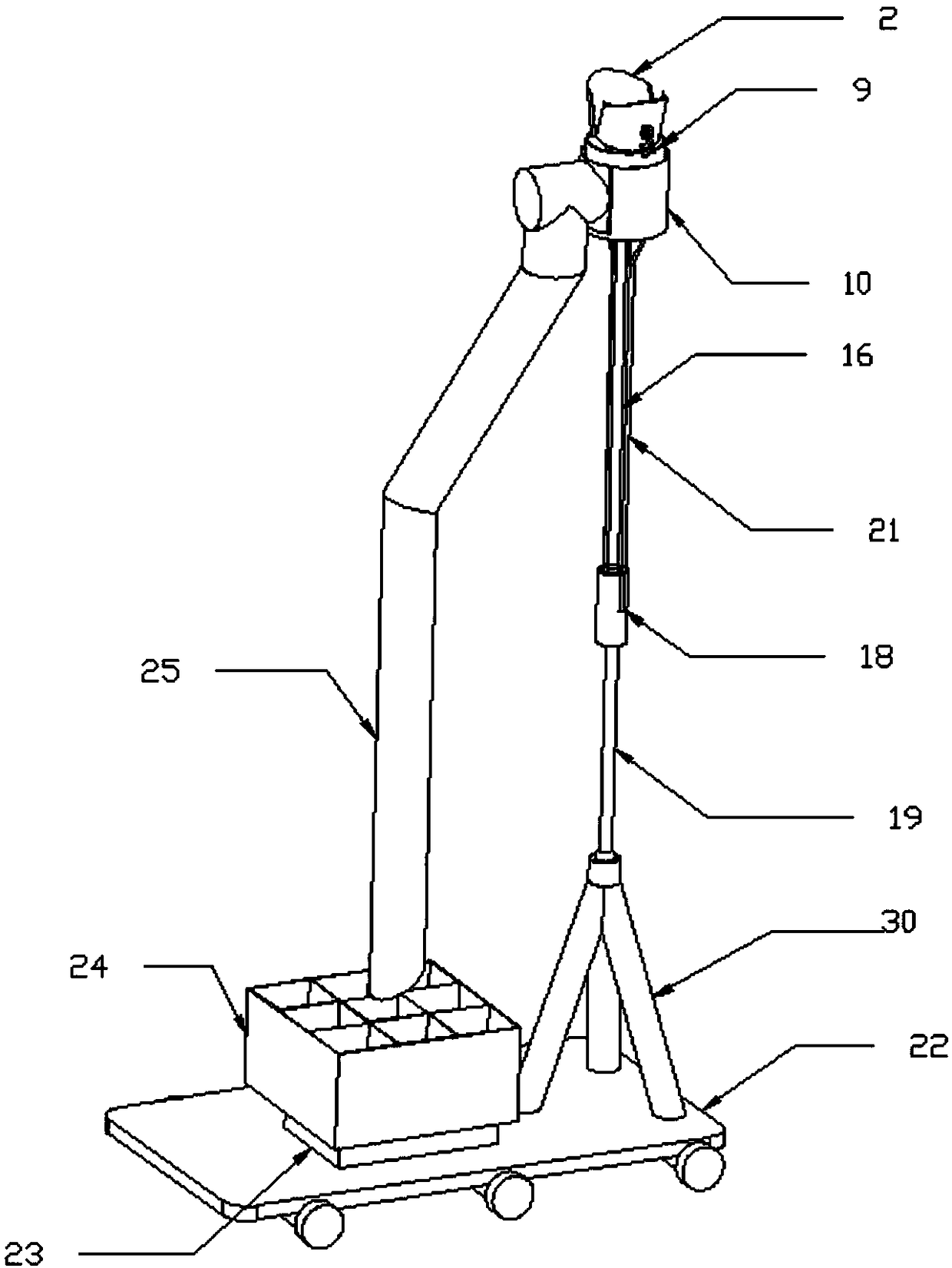 Automatic cutter-free rotary fruit picker and control method thereof