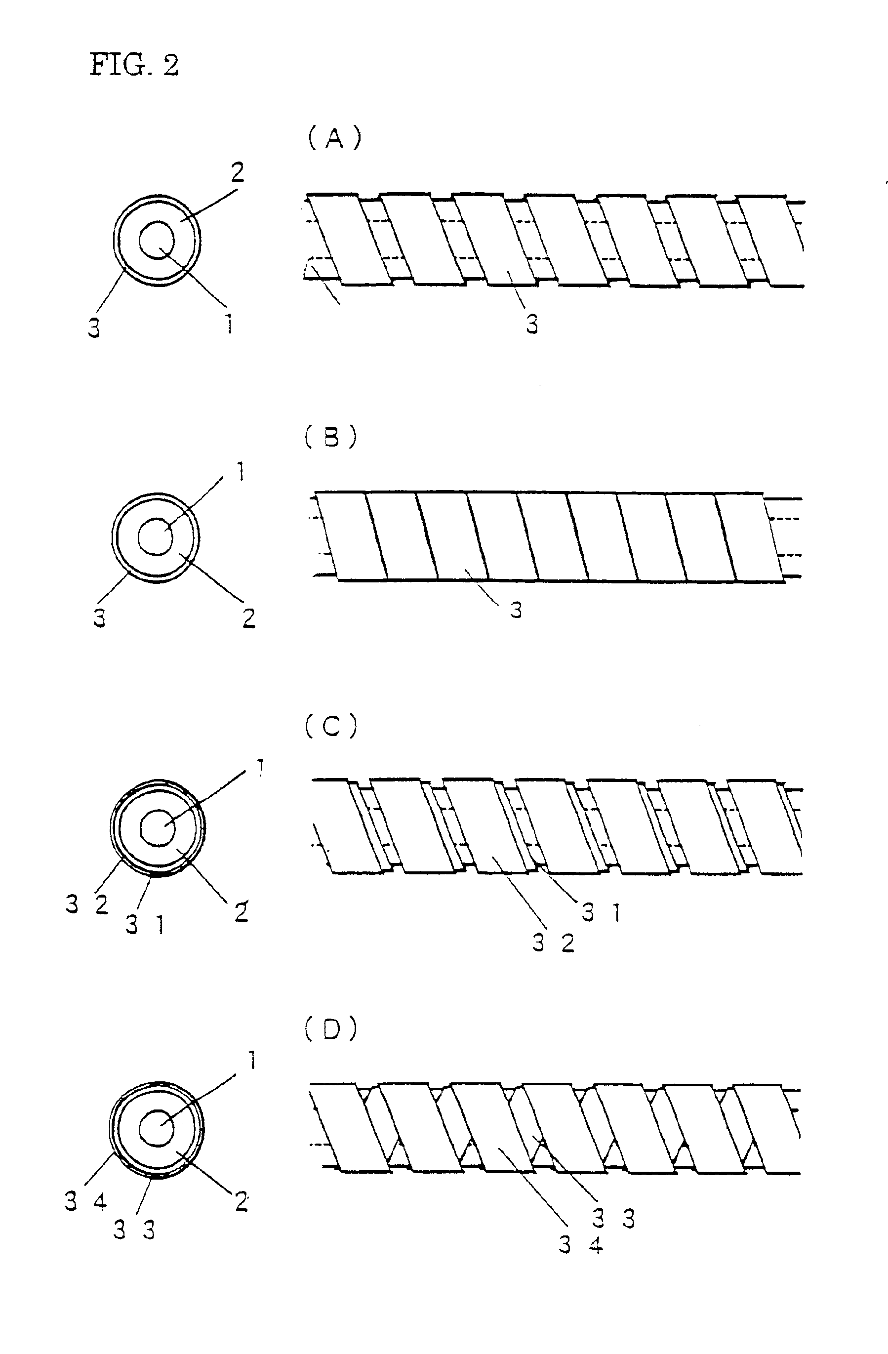 Coaxial cables, multicore cables, and electronic apparatuses using such cables