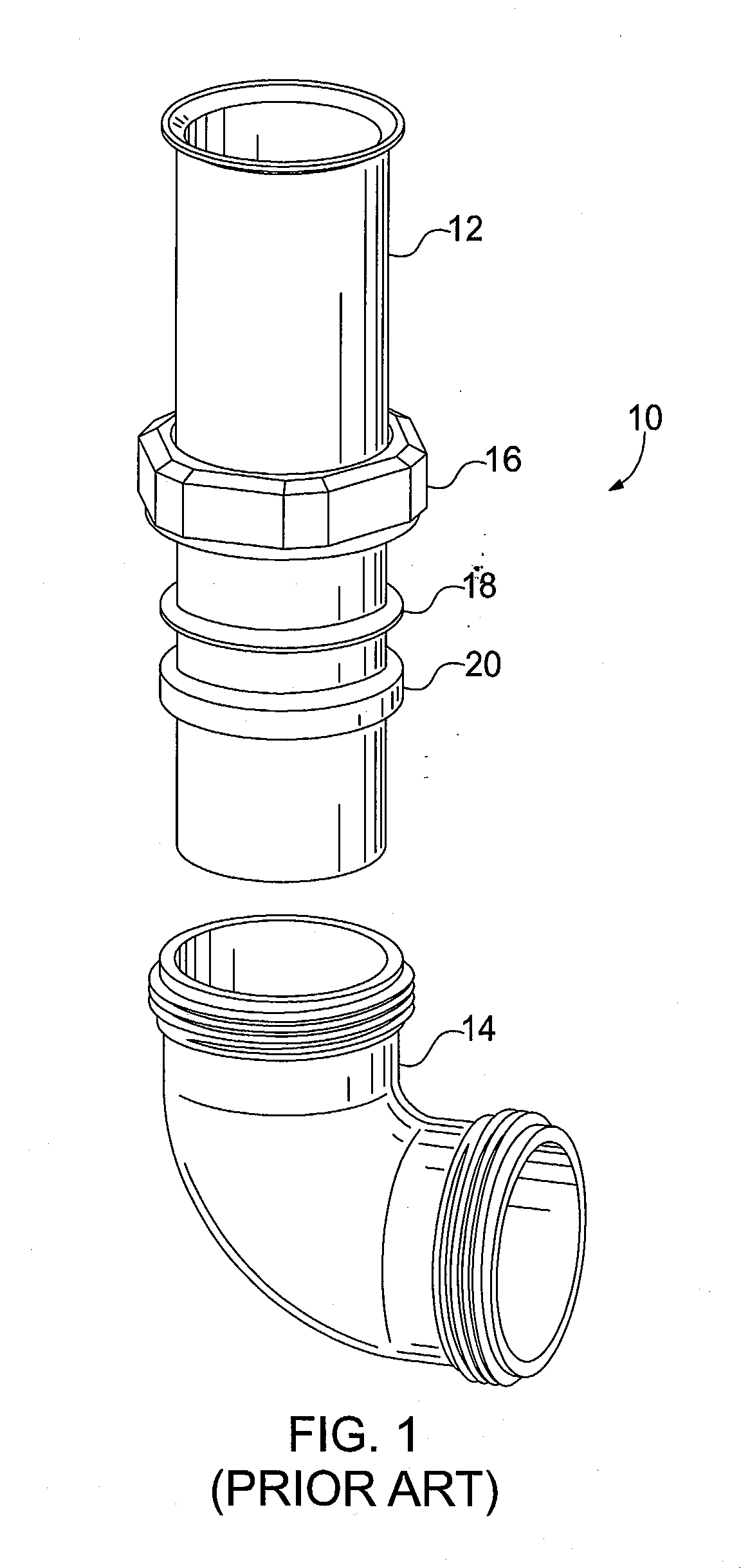 Fitting Securement Ring for Threaded Connector
