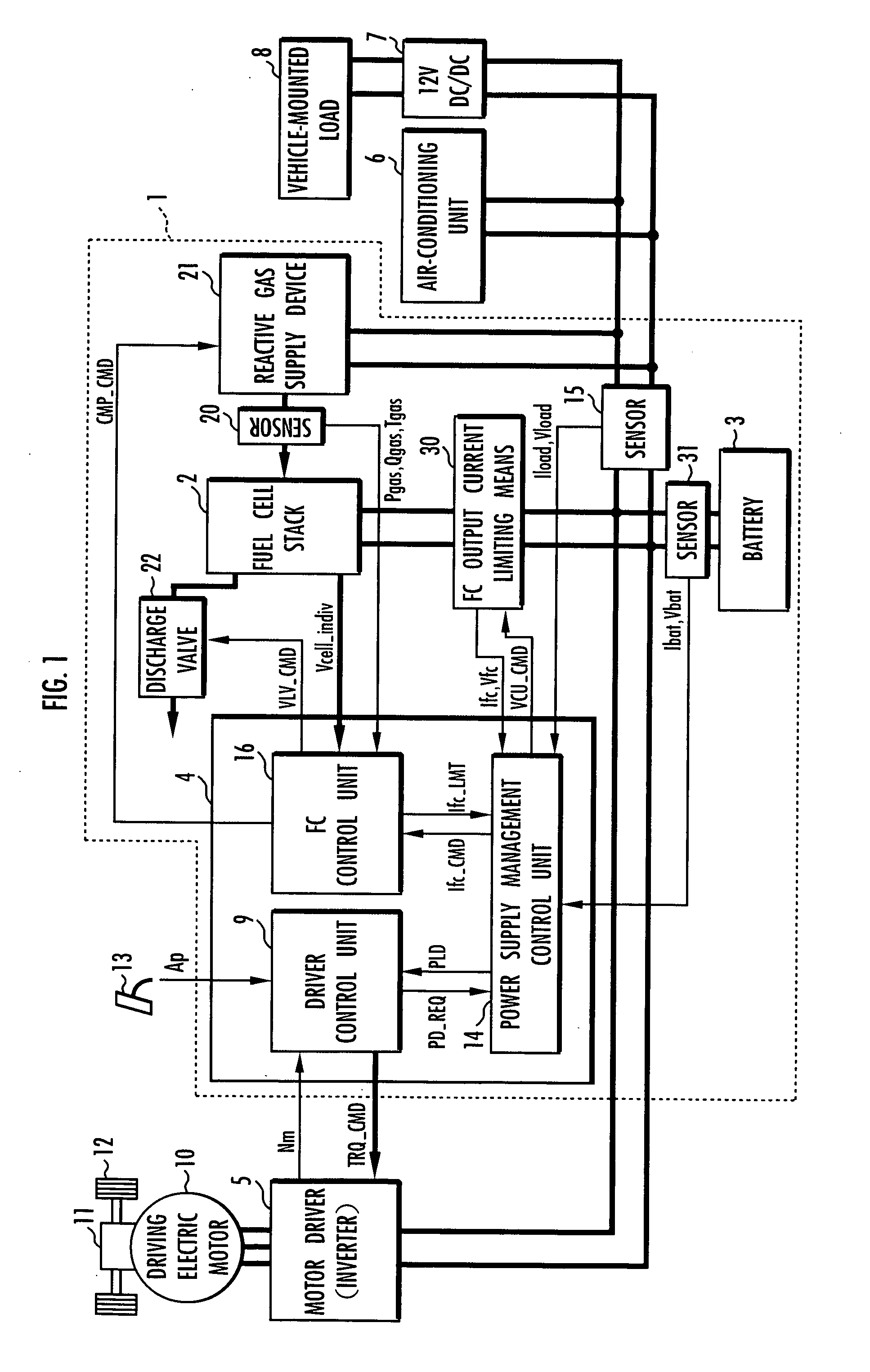 Control device for fuel cell vehicle