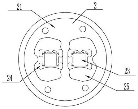 Extrusion die divergent die structure and preparation method thereof