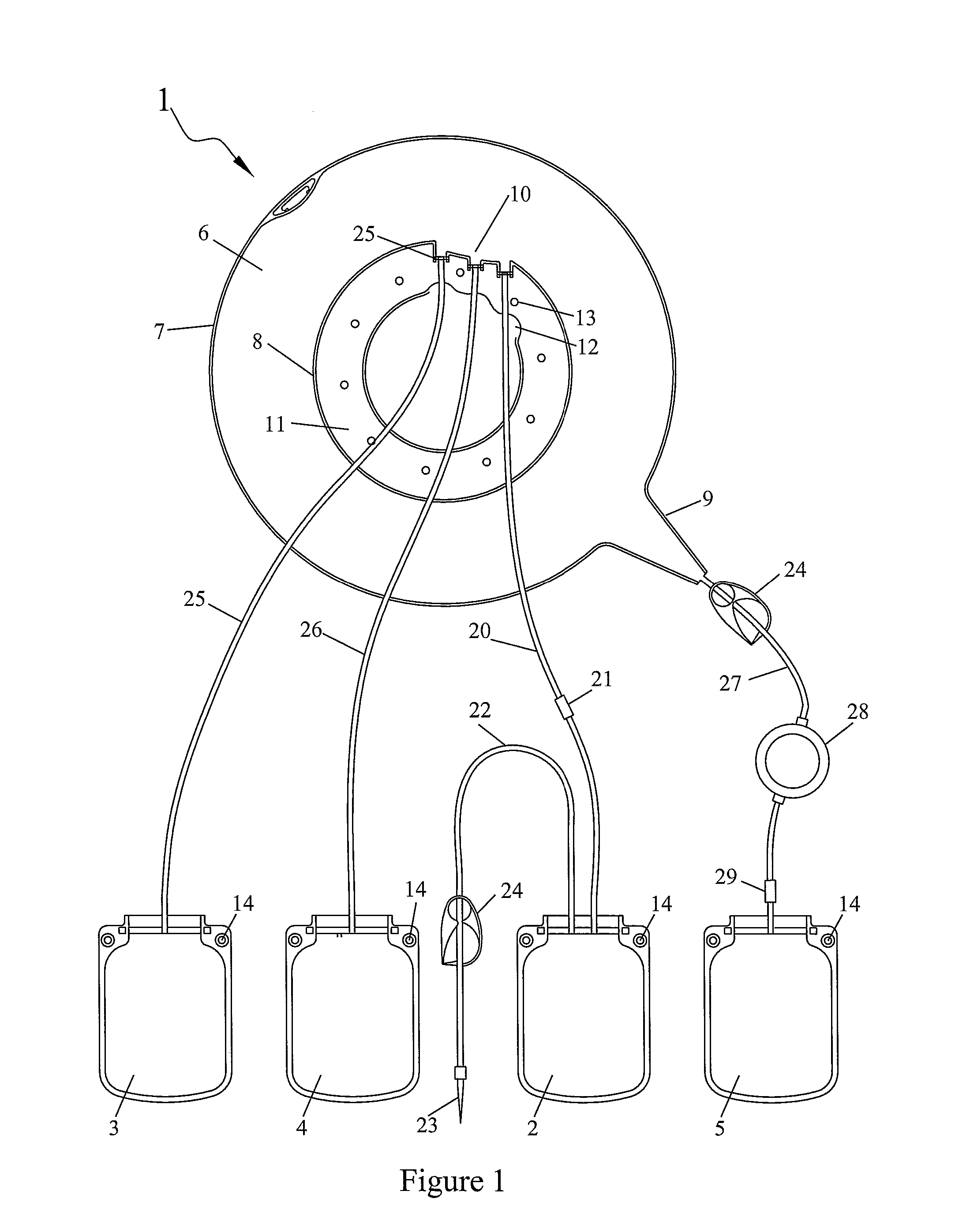 Method for Optimizing Spin Time In a Centrifuge Apparatus for Biologic Fluid