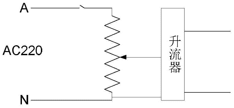 Temperature rise test system for high-voltage switch gear