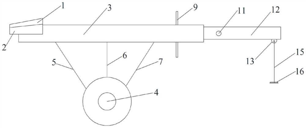 Rapid mounting device for medium and small sleeves of blast furnace tuyere