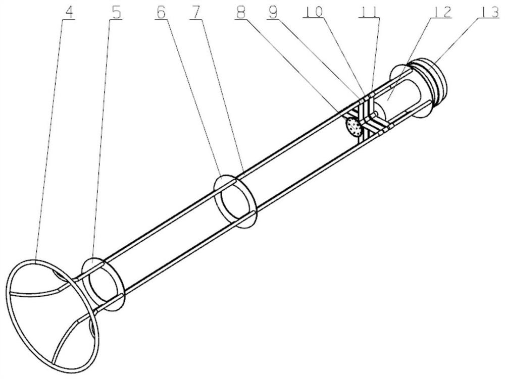 A push-launch AUV release device based on underwater glider