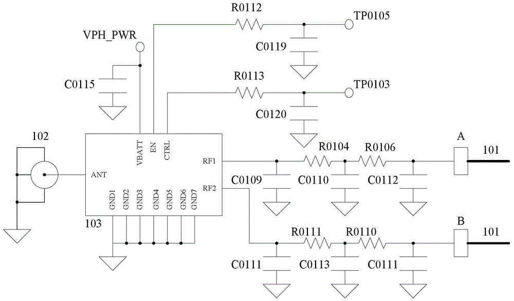 A kind of antenna component, electronic equipment and switching method