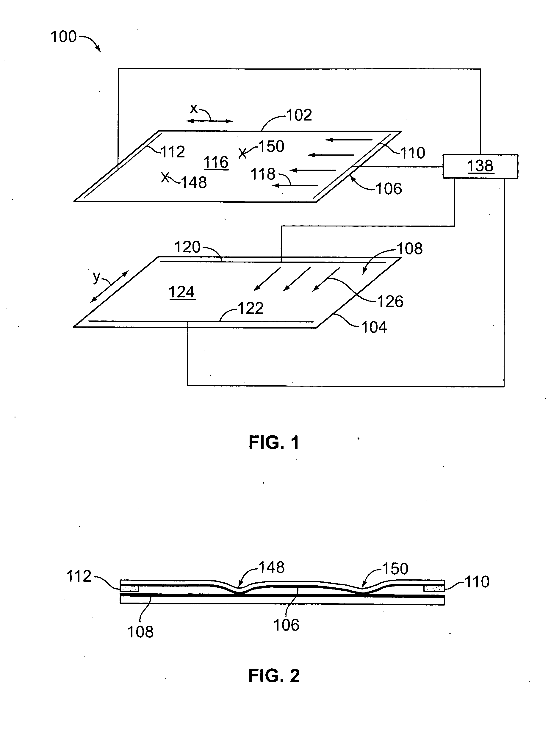 Method and apparatus for two-finger touch coordinate recognition and rotation gesture recognition