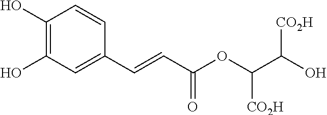 Use of caftaric acid and lactic bacterium in food supplement for regulating skin pigmentation