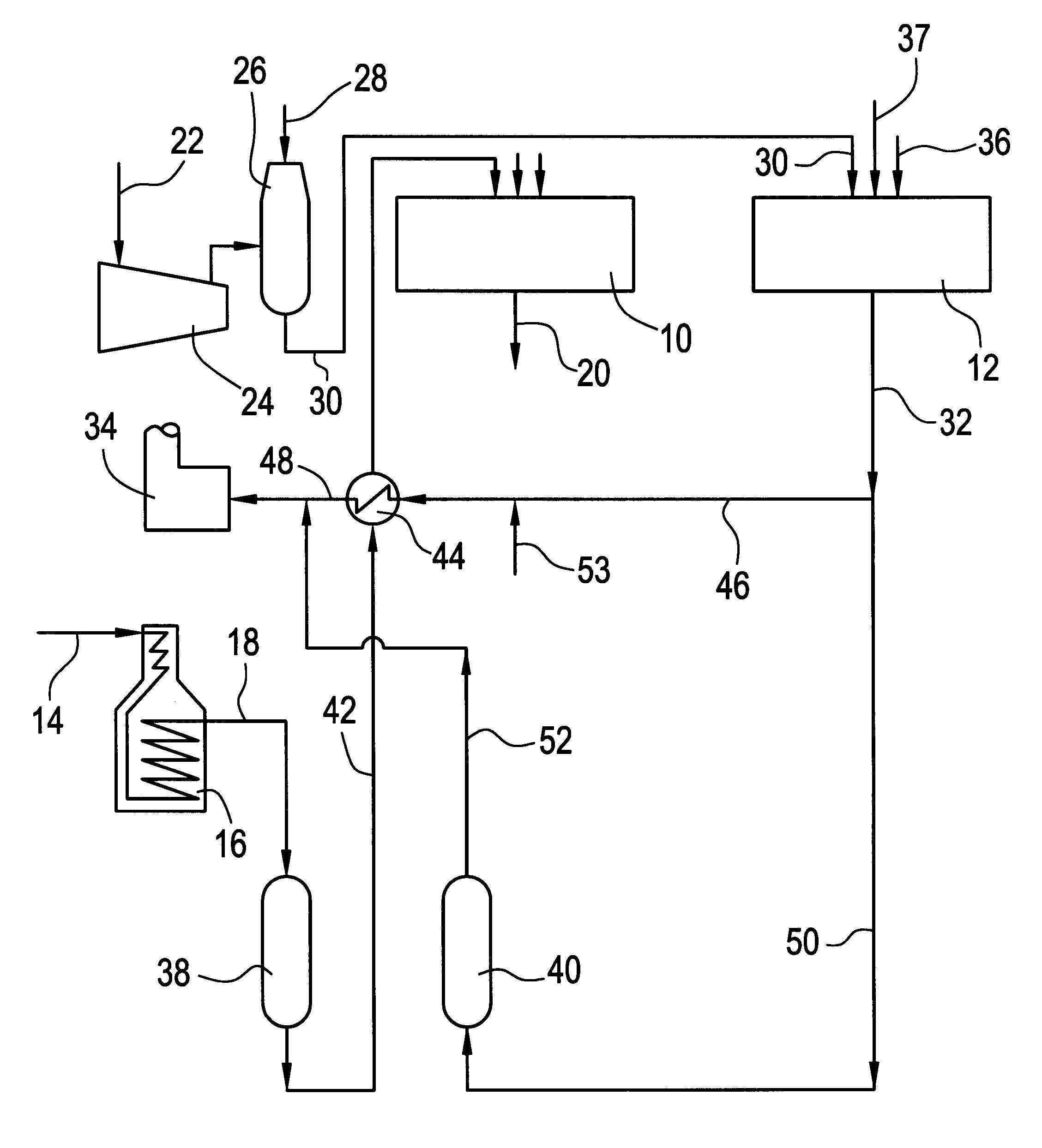 Catalytic hydrocarbon dehydrogenation system with prereaction