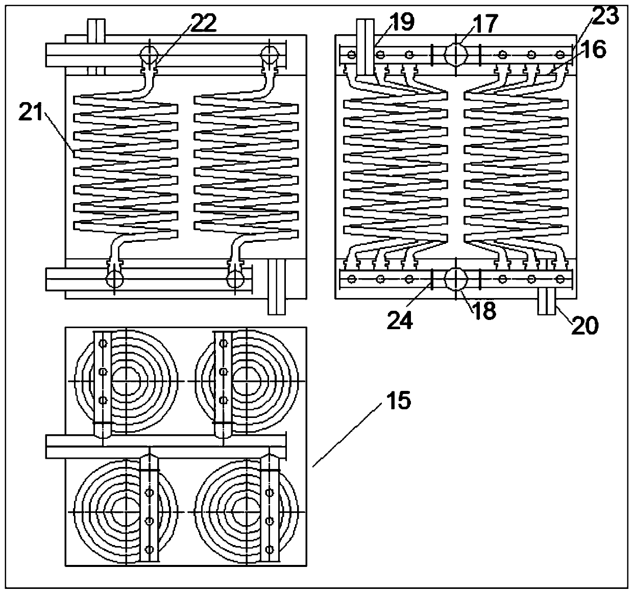 A pulsating heat exchanger and its deep well heat exchange system