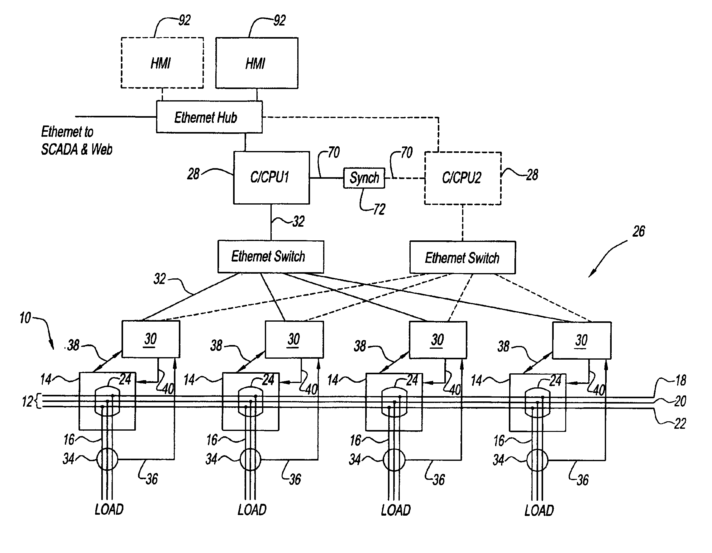 Data sample and transmission modules for power distribution systems