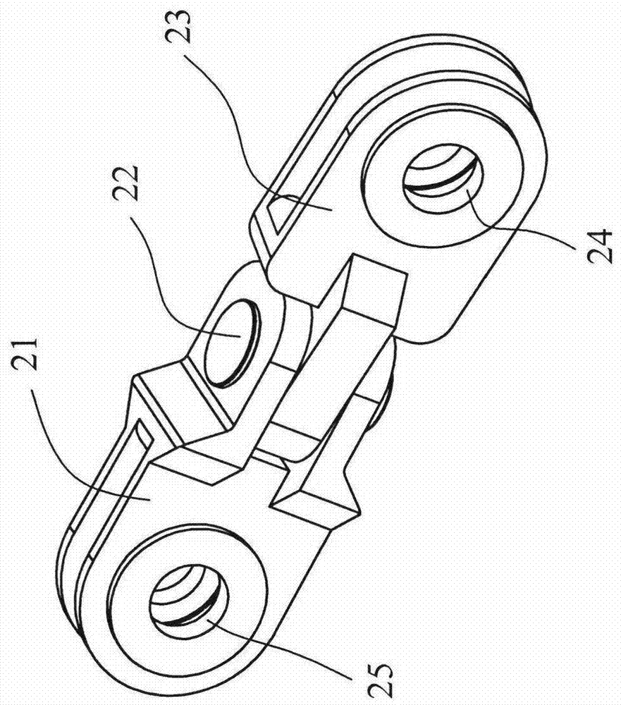 Movable pulley traction connecting device of inclined roadway winch used for transportation of hydraulic support