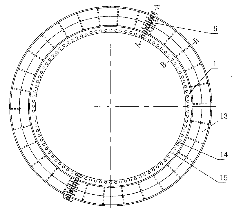 Technique for processing circular ring box type beam of lifting tool
