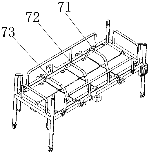 Multifunctional nasal feeding patient medical bed