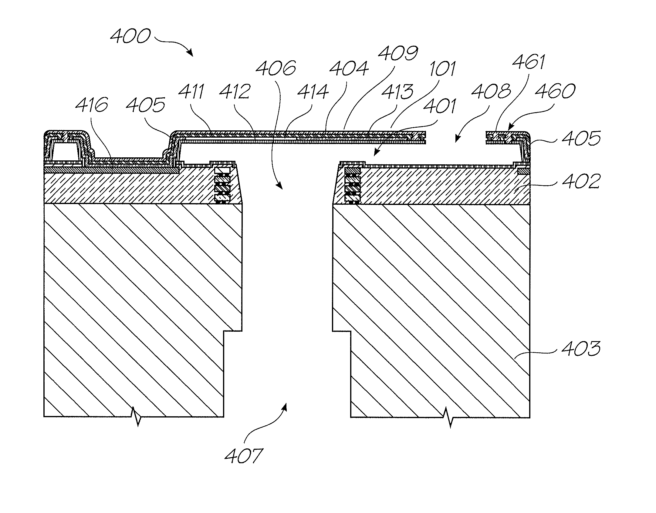 Printhead including seal membrane