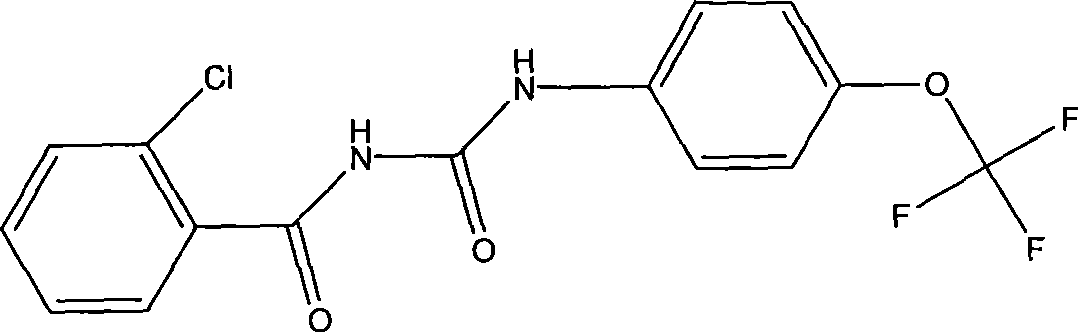 Triflumuron water dispersible granule and method for preparing same