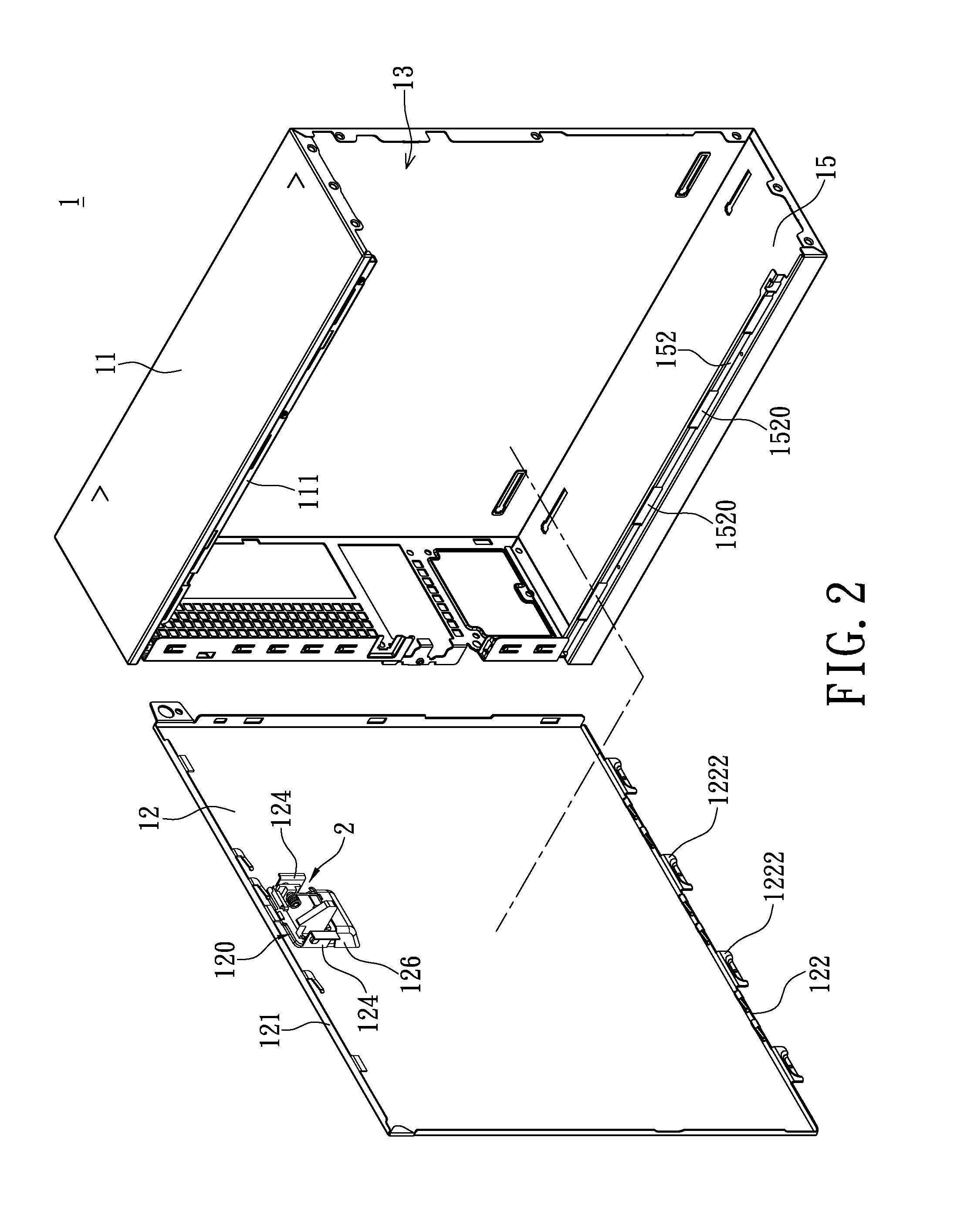 Housing having quick-dismounting structure