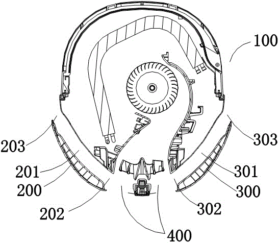 Vertical air conditioner and air deflector sliding guiding and supporting mechanism