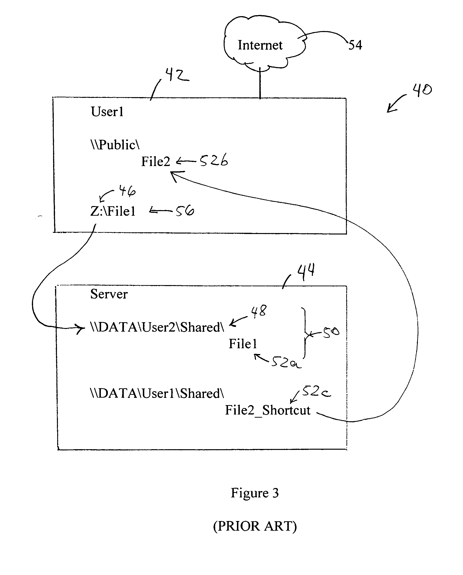 Arrangement for a distributed file system having data objects mapped independent of any data object attribute