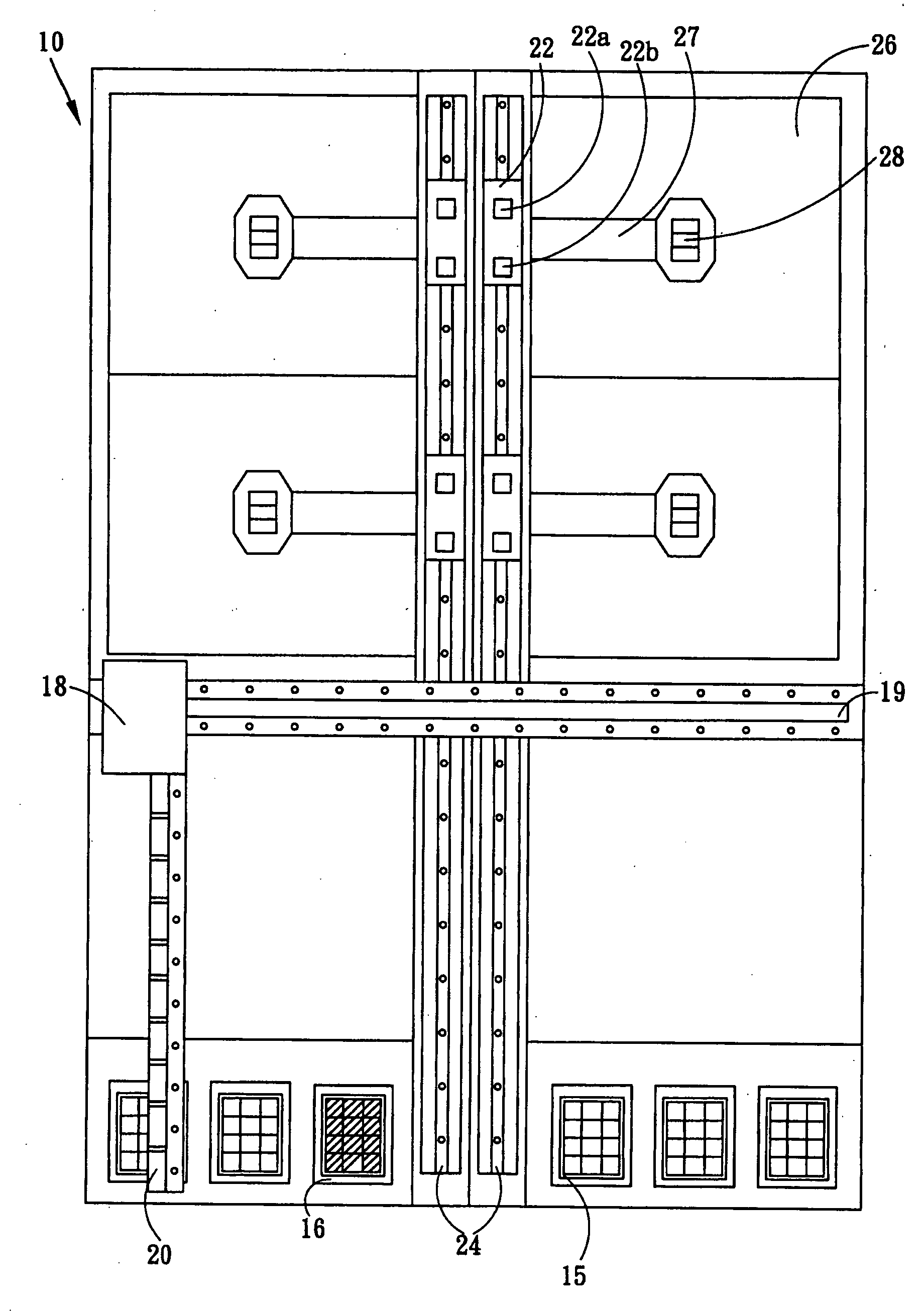 Electronic component testing apparatus and method for electronic component testing