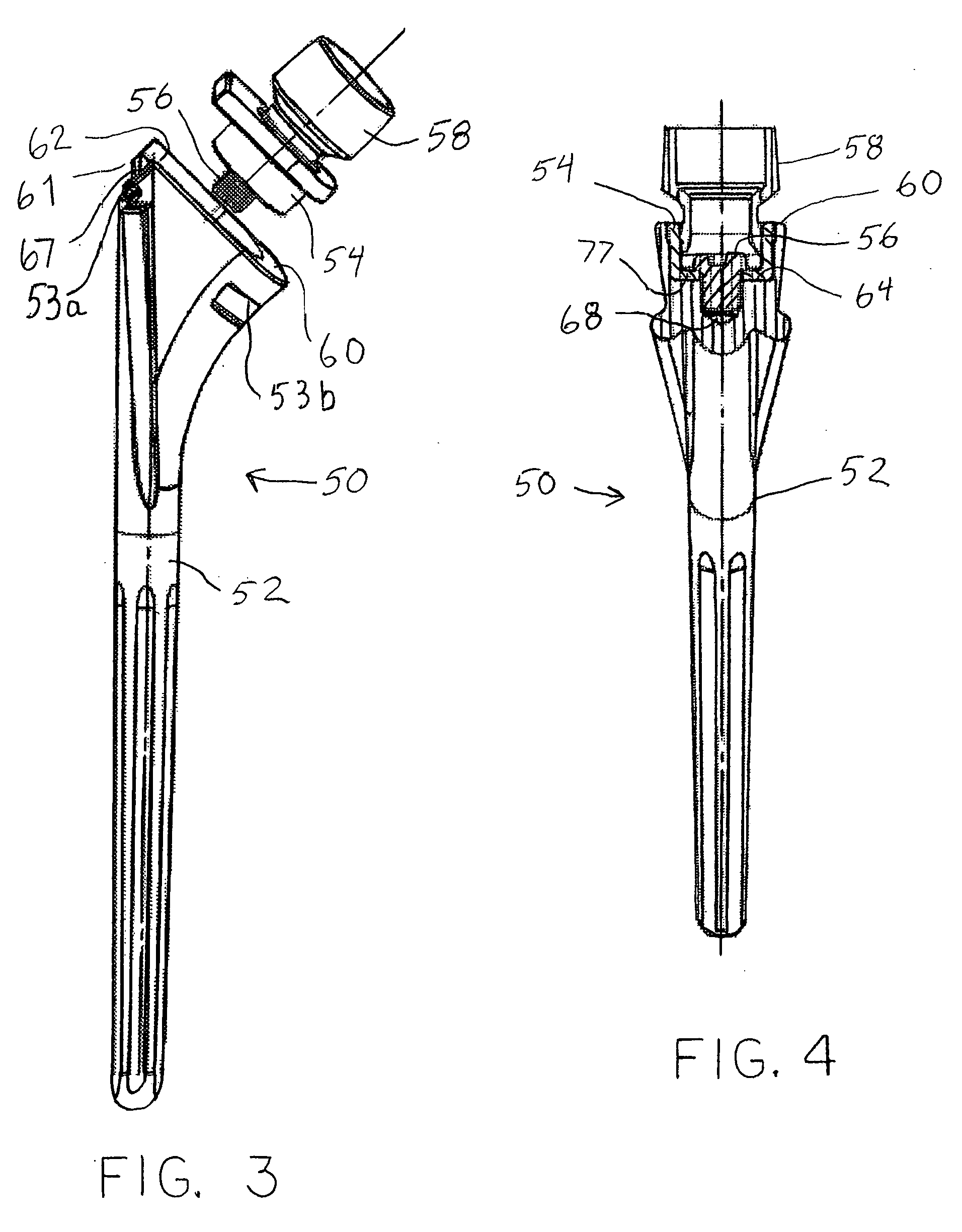 Joint prosthesis with infinitely positionable head