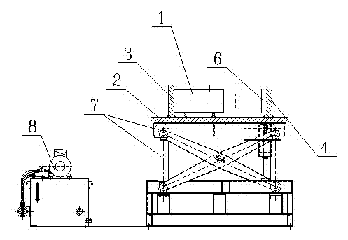 Device and method for straightening steel claw