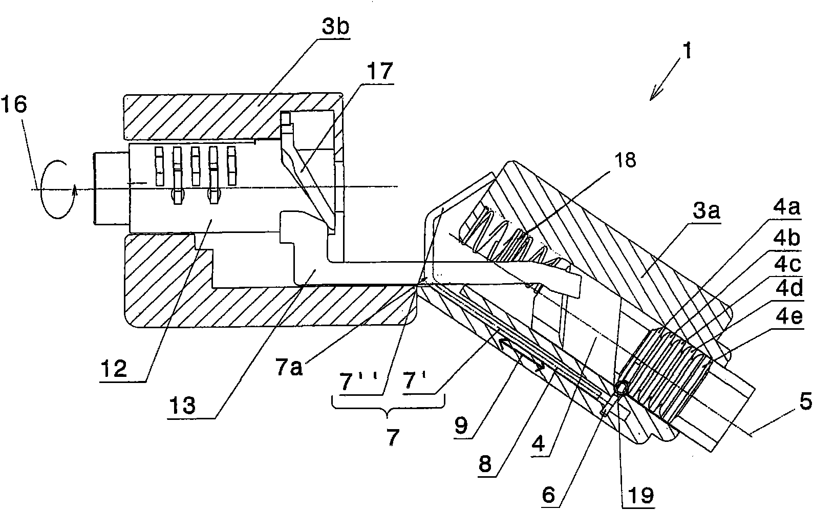 Device for locking an essential component of a motor vehicle