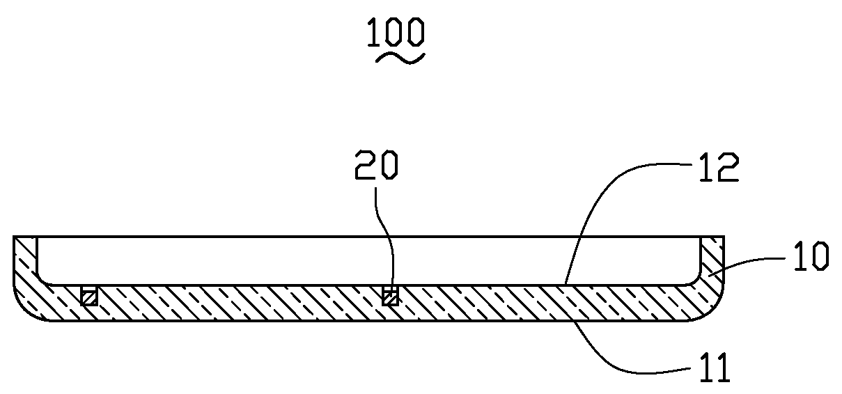 Housing for an electronic device and method for making the housing