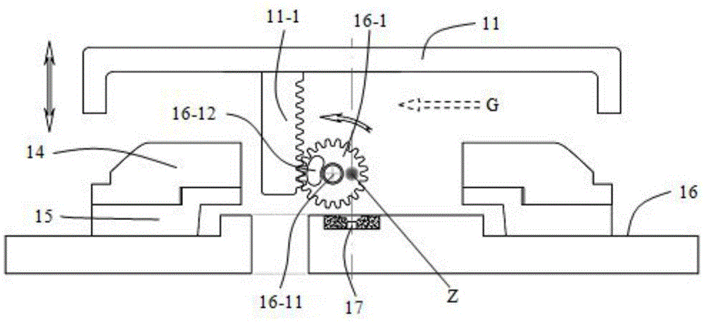 Ultrathin optical reflective input equipment switch module possessing tooth-shaped structure